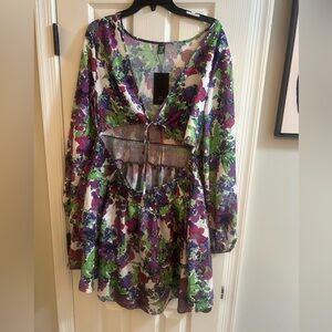Floral Long Sleeve Dress